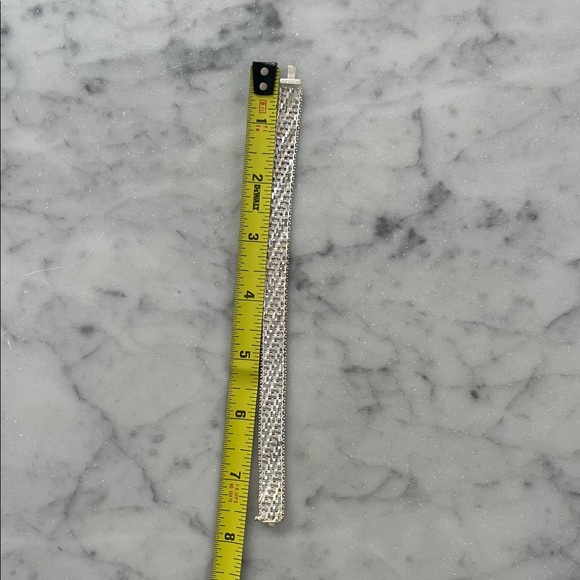 Vintage 80s Sterling Silver Bracelet - Picture 8 of 10